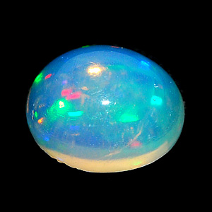 0.95 Ct. Oval Cabochon Natural Multi Color Opal Sudan