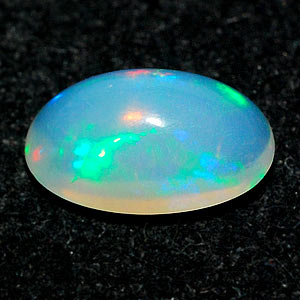 0.96 Ct. Oval Cabochon Natural Multi Color Opal Sudan