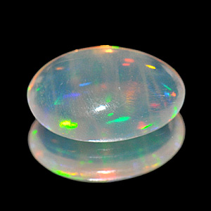 0.81 Ct. Oval Cabochon Natural Multi Color Opal Sudan