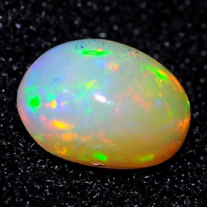 0.77 Ct. Oval Cabochon Natural Multi Color Opal Sudan