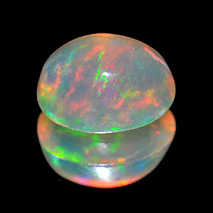 0.76 Ct. Oval Cabochon Natural Multi Color Opal Sudan