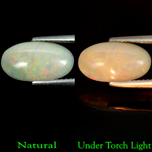 1.41 Ct. Oval Cabochon Natural Multi Color Opal Sudan