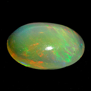 1.16 Ct. Oval Cabochon Natural Multi Color Opal Sudan