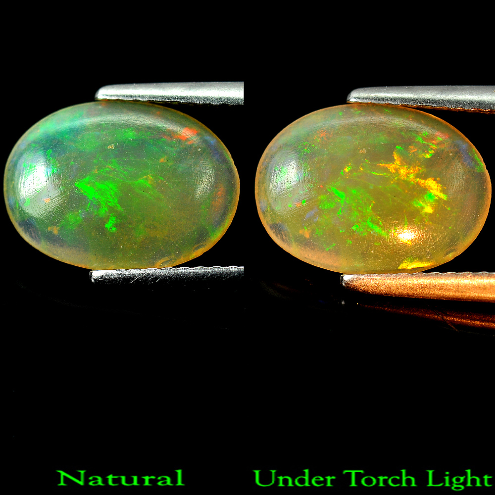 1.41 Ct. Oval Cabochon Natural Multi Color Opal Sudan