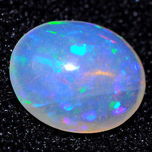 0.95 Ct. Oval Cabochon Natural Multi Color Opal Sudan