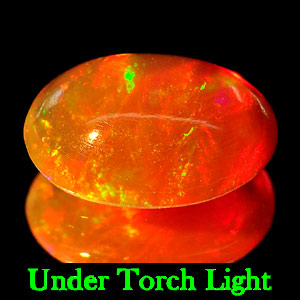 0.81 Ct. Oval Cabochon Natural Multi Color Opal Sudan