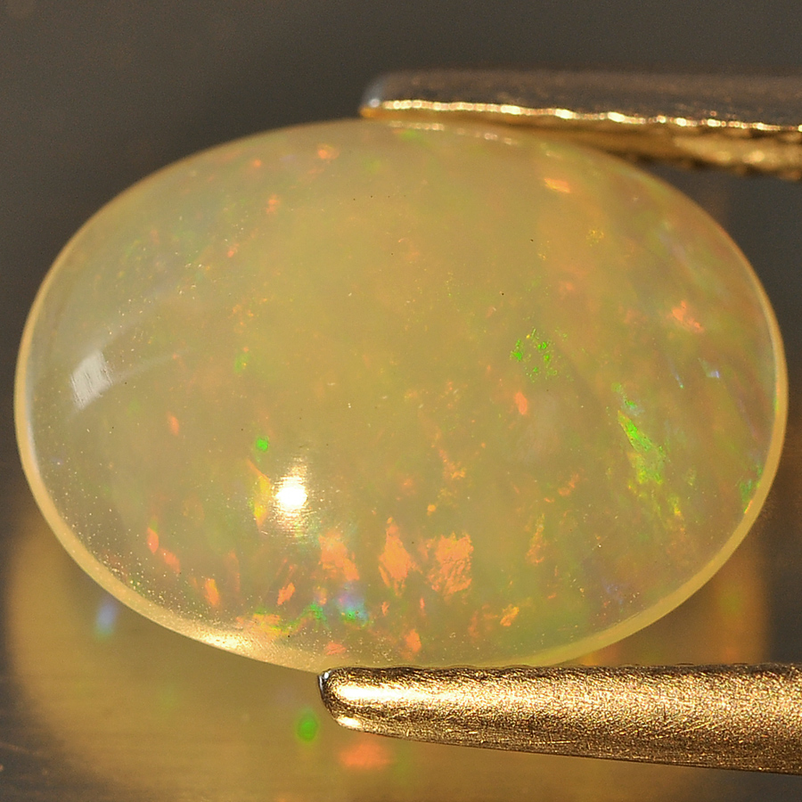 1.79 Ct. Oval Cabochon Natural Multi Color Opal Sudan