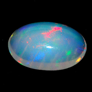 0.94 Ct. Oval Cabochon Natural Multi Color Opal Sudan