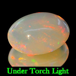 0.79 Ct. Oval Cabochon Natural Multi Color Opal Sudan