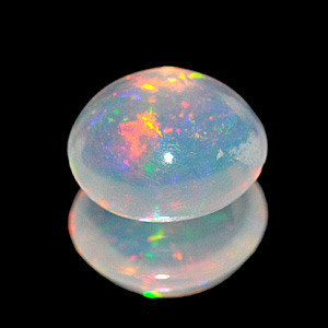 0.50 Ct. Oval Cabochon Natural Multi Color Opal Sudan