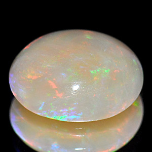 0.98 Ct. Oval Cabochon Natural Multi Color Opal Sudan