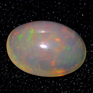 0.95 Ct. Oval Cabochon Natural Multi Color Opal Sudan