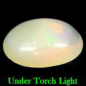 0.96 Ct. Oval Cabochon Natural Multi Color Opal Sudan