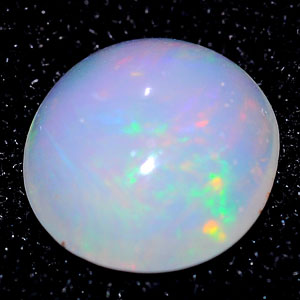 0.93 Ct. Oval Cabochon Natural Multi Color Opal Sudan