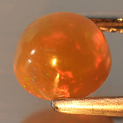 Unheated 1.59 Ct. Oval Cabochon Natural Gem Multi Color Opal