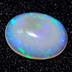 0.93 Ct. Oval Cabochon Natural Multi Color Opal Sudan