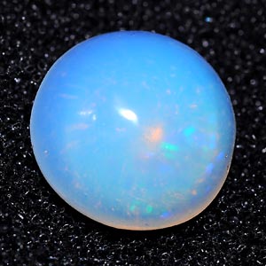 1.10 Ct. 7.6 Mm Natural Multi Color Opal Sudan Unheated