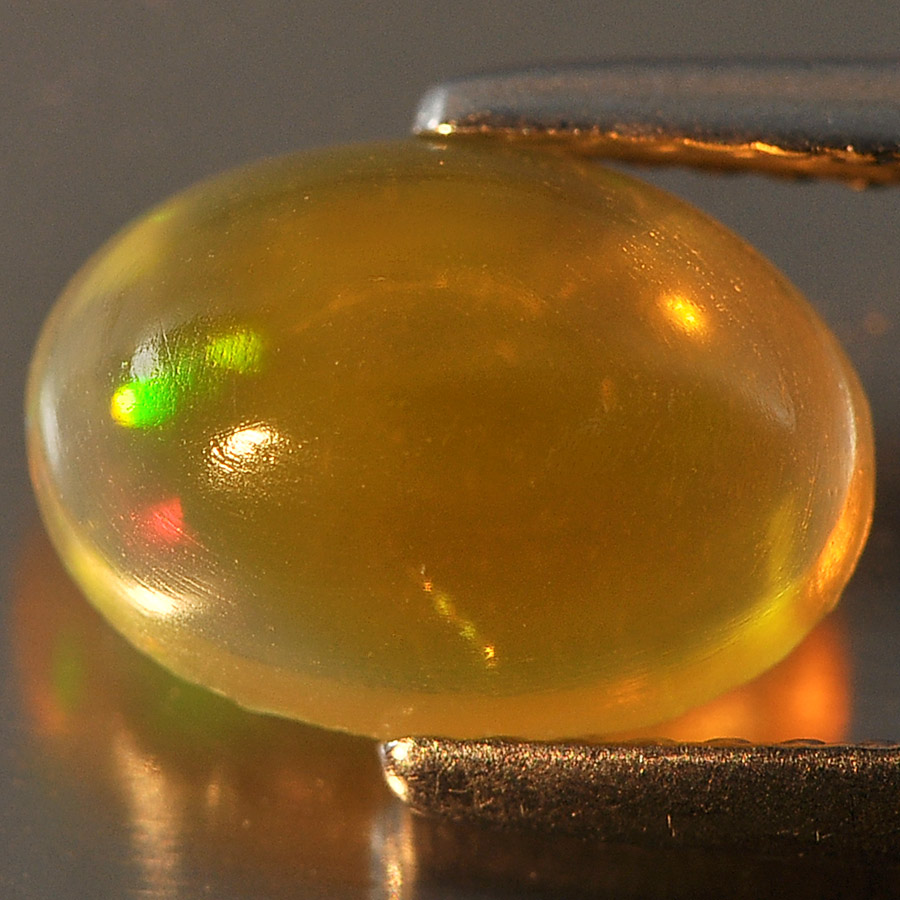 1.34 Ct. Oval Cabochon Natural Multi Color Opal Sudan