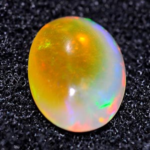 1.02 Ct. Oval Cabochon Natural Multi Color Opal Sudan
