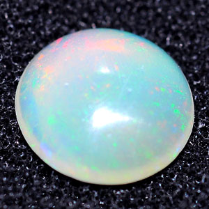 0.87 Ct. 8.1 Mm Natural Multi Color Opal Sudan Unheated