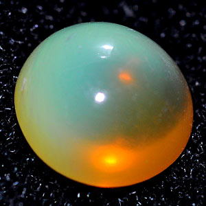 0.85 Ct. Round Cabochon Natural Multi Color Opal Sudan