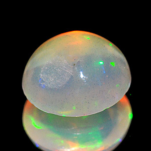 0.67 Ct. Oval Cabochon Natural Multi Color Opal Sudan