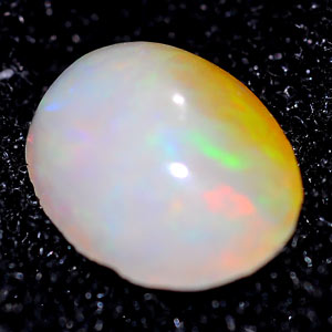 0.67 Ct. Oval Cabochon Natural Multi Color Opal Sudan