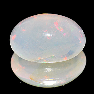 0.63 Ct. Oval Cabochon Natural Multi Color Opal Sudan