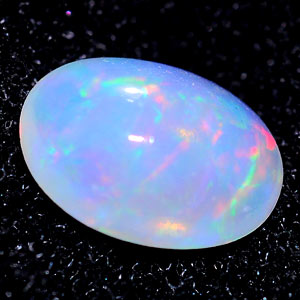 0.60 Ct. Oval Cabochon Natural Multi Color Opal Sudan
