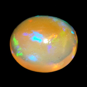 0.73 Ct. Oval Cabochon Natural Multi Color Opal Sudan