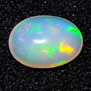 0.55 Ct. Oval Cabochon Natural Multi Color Opal Sudan