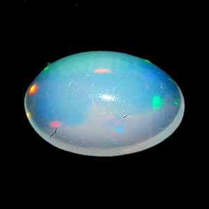 0.62 Ct. Oval Cabochon Natural Multi Color Opal Sudan