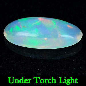 0.65 Ct. Oval Cabochon Natural Multi Color Opal Sudan