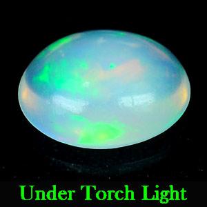 0.67 Ct. Oval Cabochon Natural Multi Color Opal Sudan