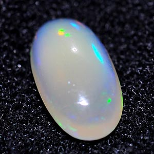 0.95 Ct. Oval Cabochon Natural Multi Color Opal Sudan