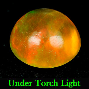 0.68 Ct. Oval Cabochon Natural Multi Color Opal Sudan