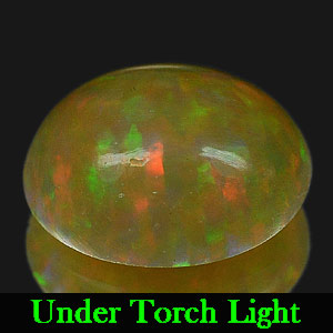 1.31 Ct. Oval Cabochon Natural Multi Color Opal Sudan