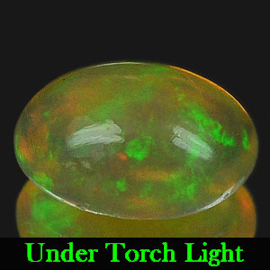 0.57 Ct. Oval Cabochon Natural Multi Color Opal Sudan