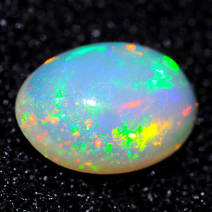 0.57 Ct. Oval Cabochon Natural Multi Color Opal Sudan