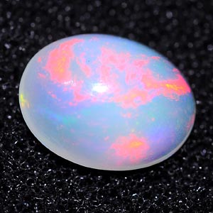 0.74 Ct. Oval Cabochon Natural Multi Color Opal Sudan