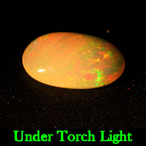 Unheated 0.95 Ct. Natural Gem Multi Color Opal Sudan