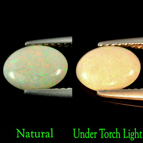 0.67 Ct. Oval Cabochon Natural Multi Color Opal Sudan