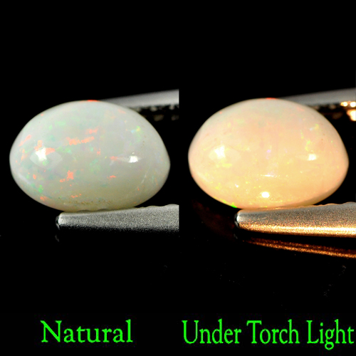 0.78 Ct. Oval Cabochon Natural Multi Color Opal Sudan
