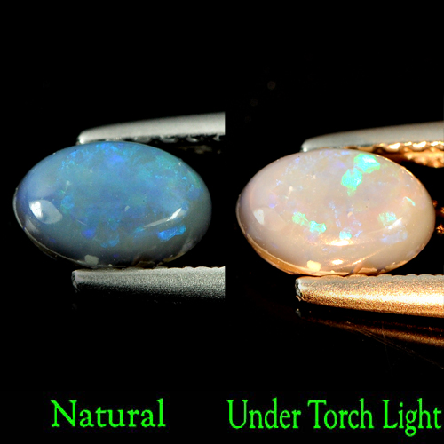 0.48 Ct. Oval Cabochon Natural Multi Color Opal Sudan