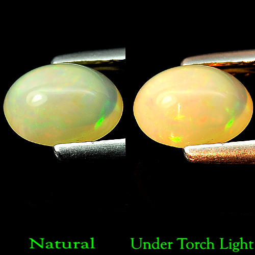 0.76 Ct. Oval Cabochon Natural Multi Color Opal Sudan