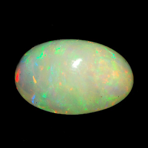 1.34 Ct. Oval Cabochon Natural Multi Color Opal Sudan