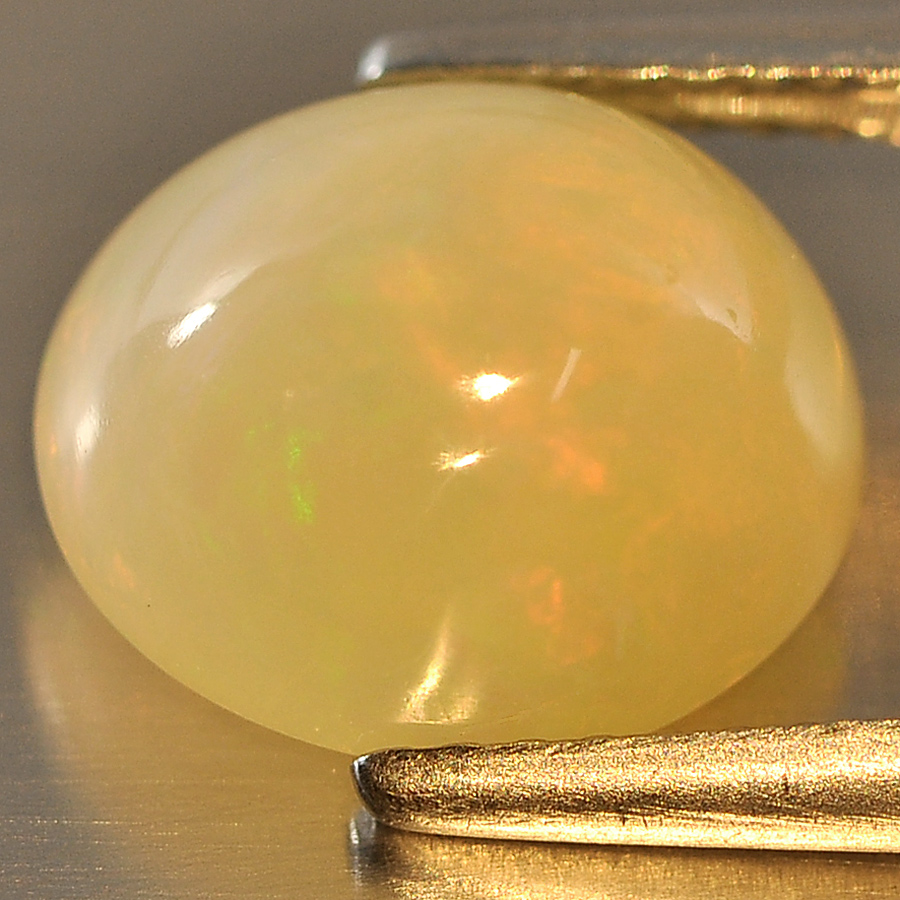 2.74 Ct. Oval Cabochon Natural Multi Color Opal Sudan