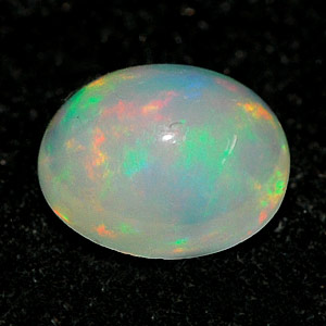 0.66 Ct. Oval Cabochon Natural Multi Color Opal Sudan