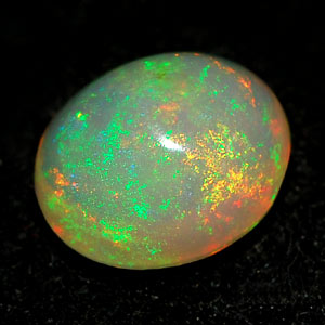 0.80 Ct. Oval Cabochon Natural Multi Color Opal Sudan