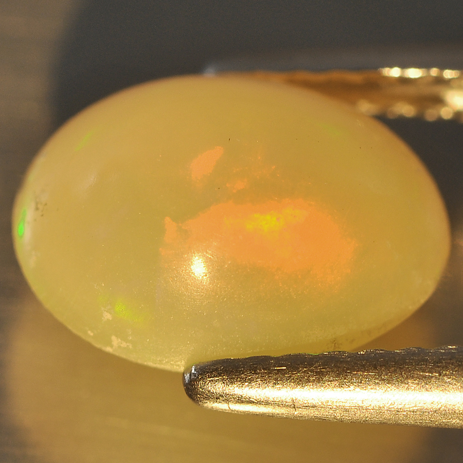 1.71 Ct. Oval Cabochon Natural Multi Color Opal Sudan